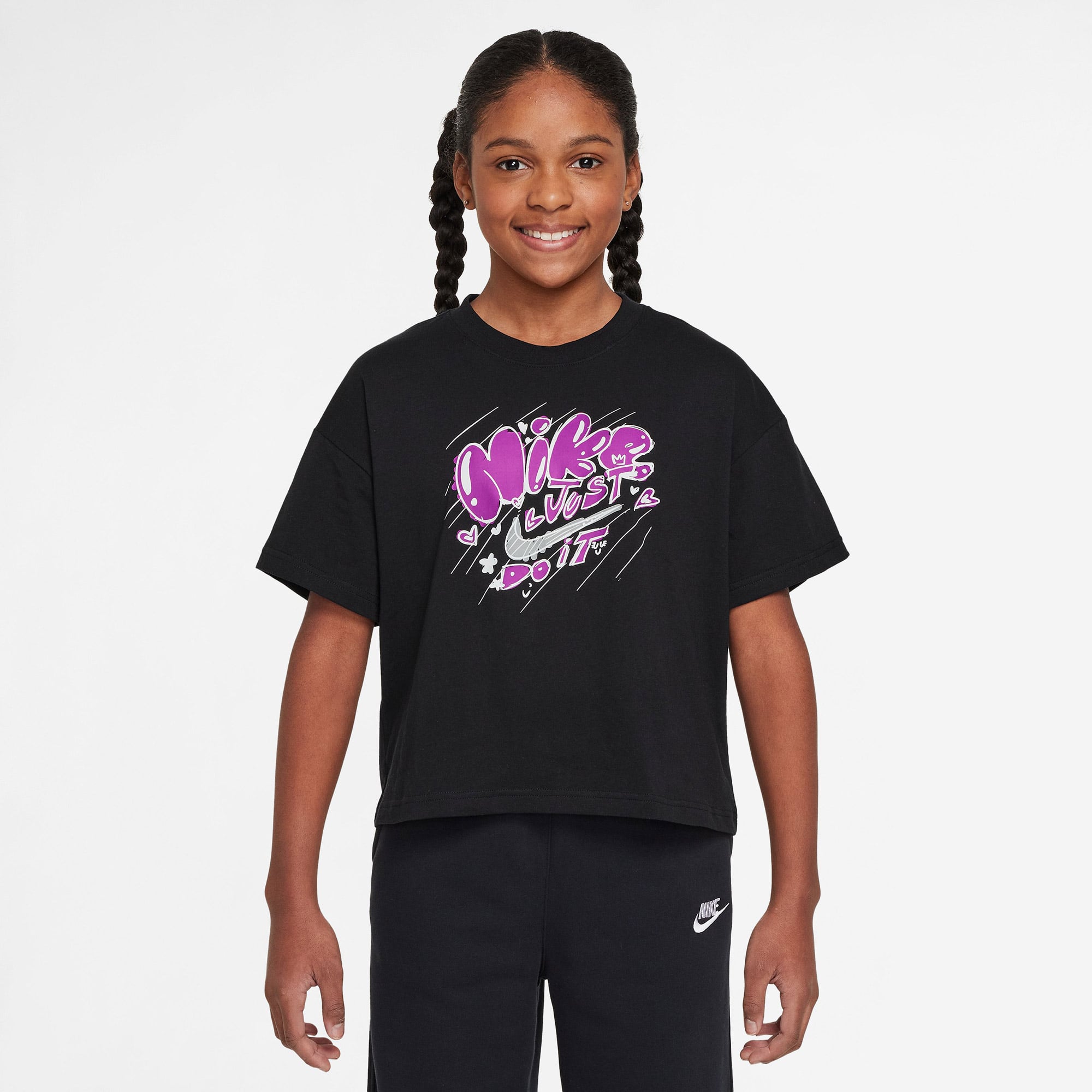  Nike Sportswear Essential Çocuk Siyah T-Shirt