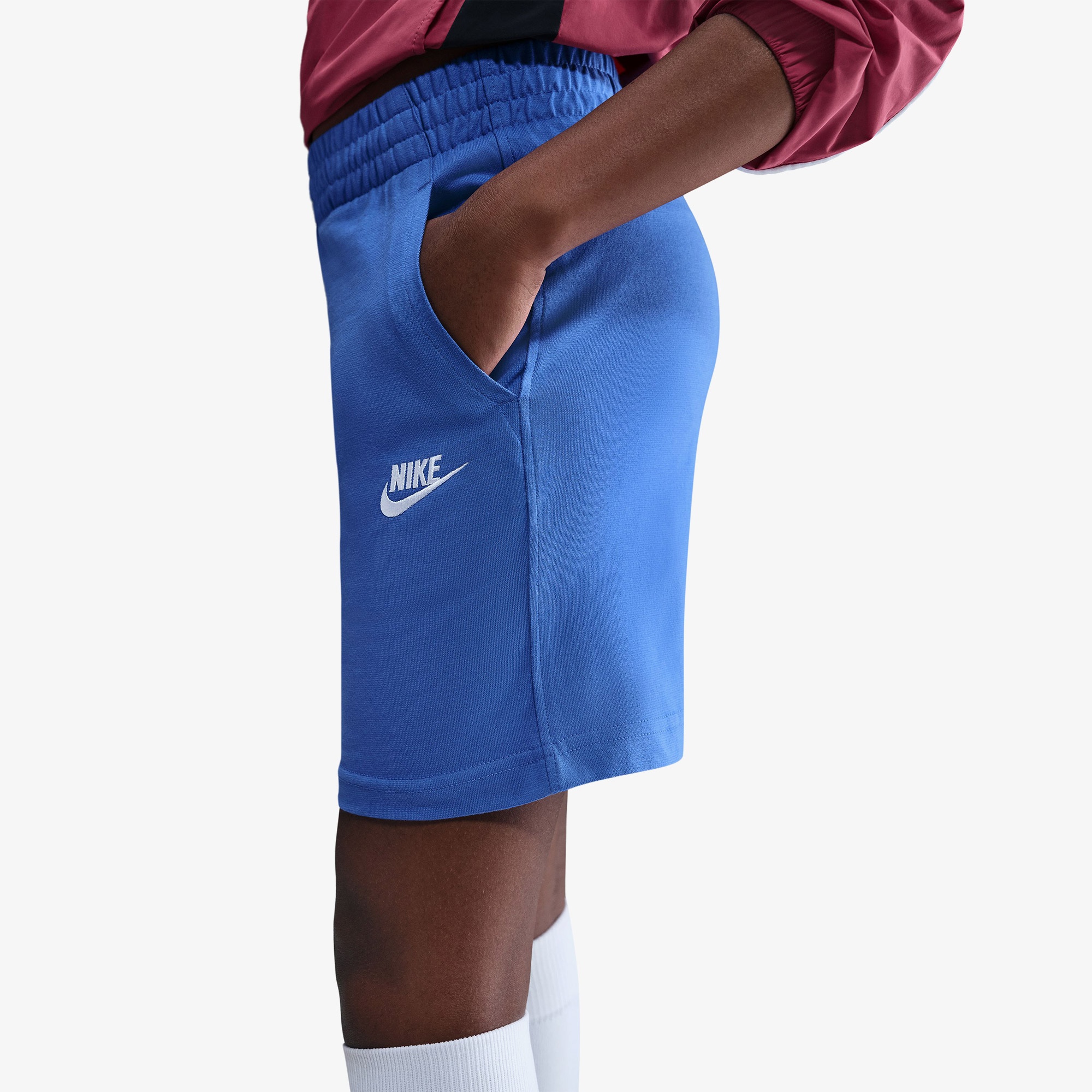 Nike Sportswear Club Knit Çocuk Mavi Şort