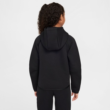  Nike Sportswear Tech Fleece Çocuk Siyah Hoodie