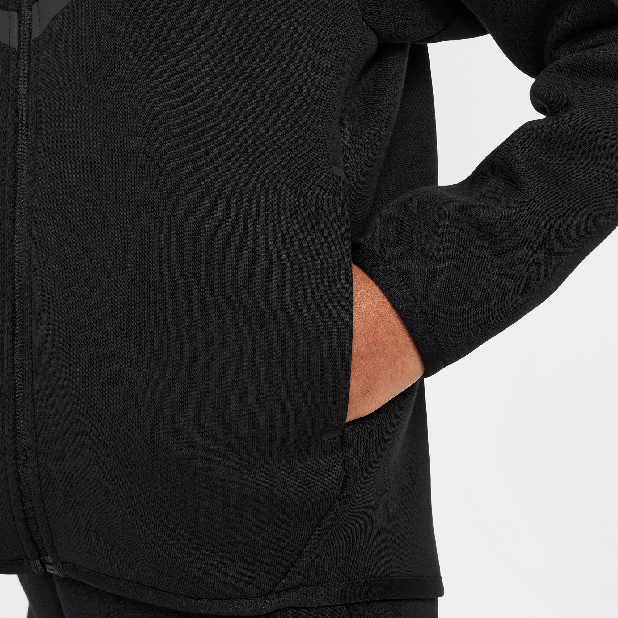 Nike Sportswear Tech Fleece Çocuk Siyah Hoodie