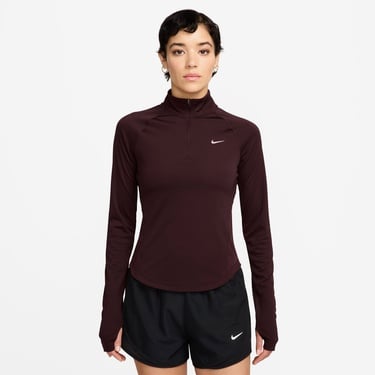  Nike Dri-Fit Tempo Kadın Bordo Sweatshirt