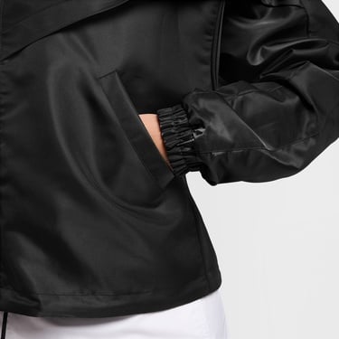  Nike Sportswear Windrunner Shine Kadın Siyah Yağmurluk