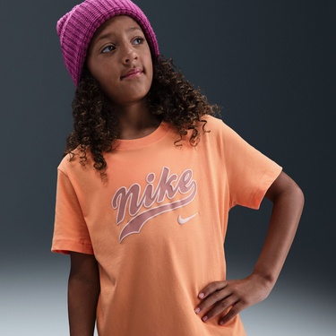  Nike Sportswear Trend Çocuk Turuncu T-Shirt