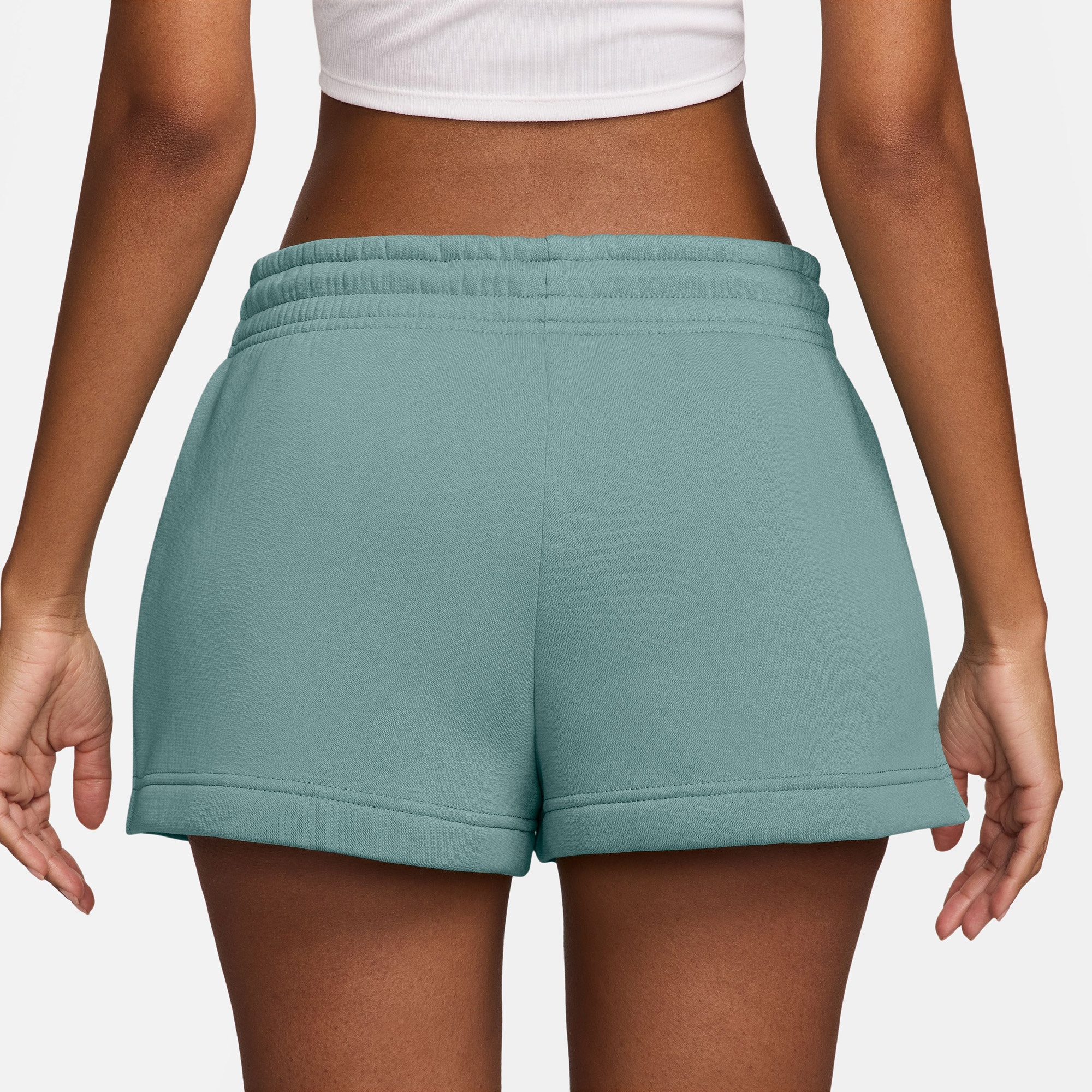 Nike Sportswear Phoenix Fleece Kadın Yeşil Şort