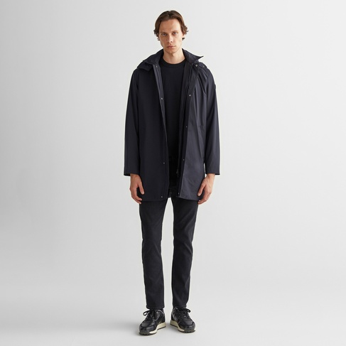  Gant Erkek Siyah Kapüşonlu Mont