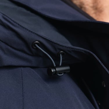  GANT Erkek Lacivert Kapüşonlu Mont