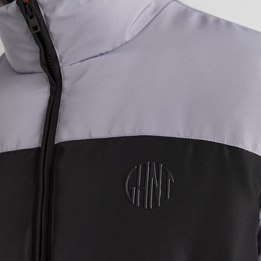  GANT Erkek Siyah Dik Yaka Logolu Mont