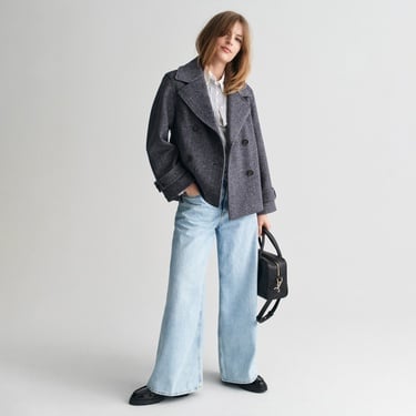  GANT Kadın Lacivert Klasik Yaka Kaban