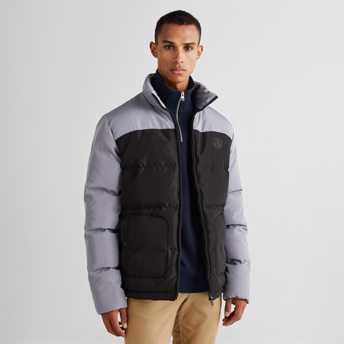  GANT Erkek Siyah Dik Yaka Logolu Mont