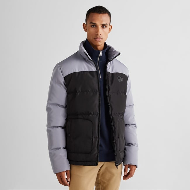  GANT Erkek Siyah Dik Yaka Logolu Mont