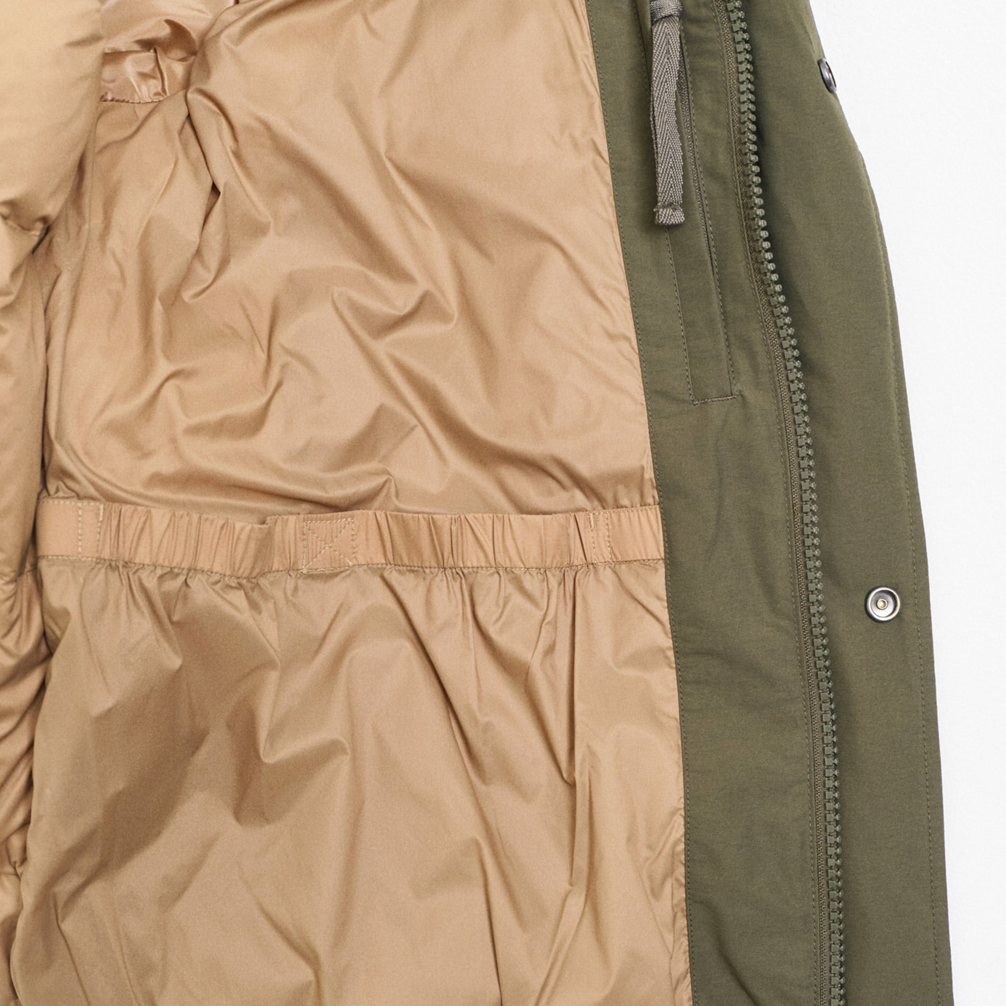 Gant Erkek Yeşil Kapüşonlu Kaz Tüyü Mont