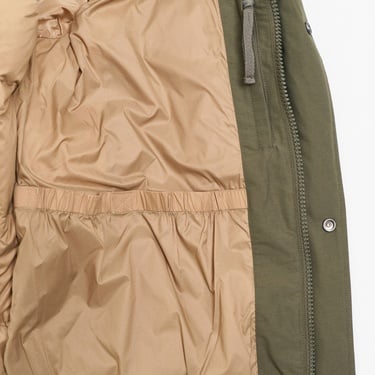  Gant Erkek Yeşil Kapüşonlu Kaz Tüyü Mont