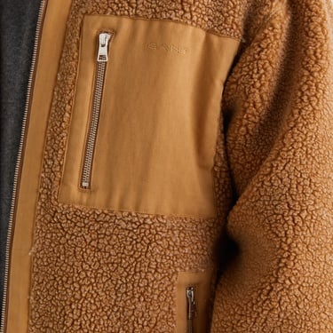  GANT Erkek Kahverengi Dik Yaka Mont