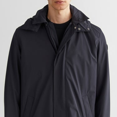  Gant Erkek Siyah Kapüşonlu Mont