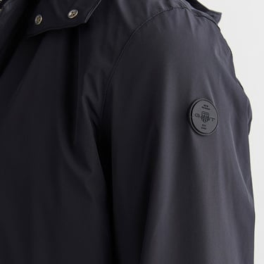  Gant Erkek Siyah Kapüşonlu Mont