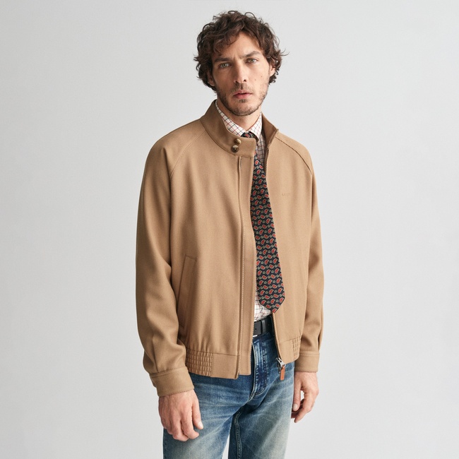  GANT Erkek Kahverengi Dik Yaka Ceket