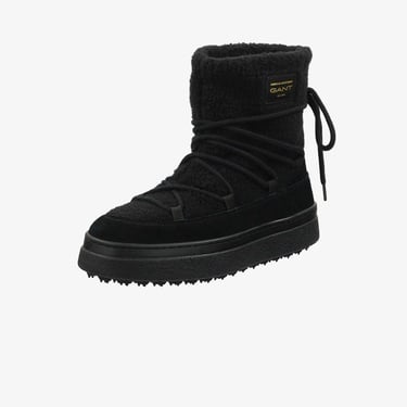  GANT Kadın Siyah Bağcıklı Snowhill Yün Bot
