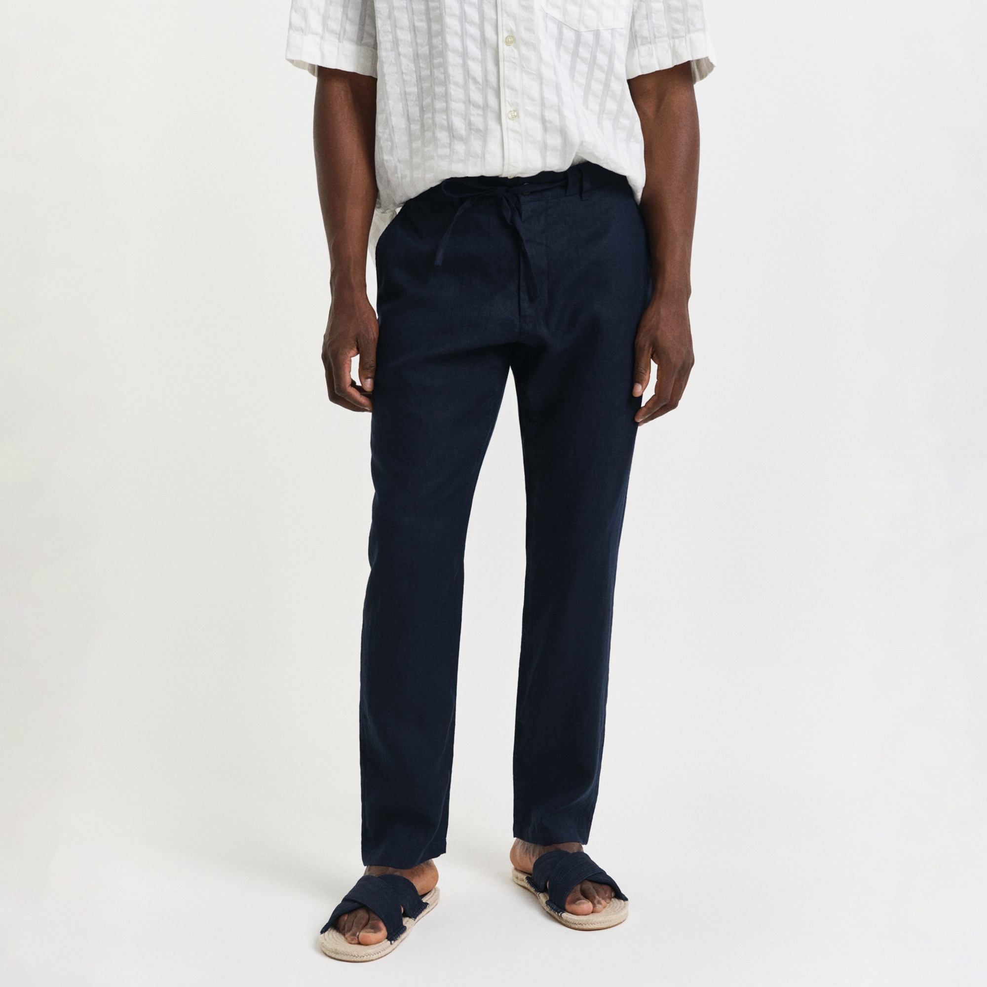 GANT Erkek Lacivert Relaxed Fit Pantolon