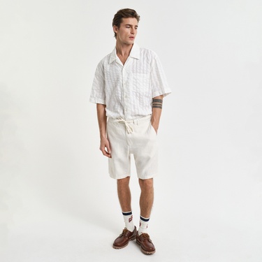 GANT Erkek Krem Relaxed Fit Şort