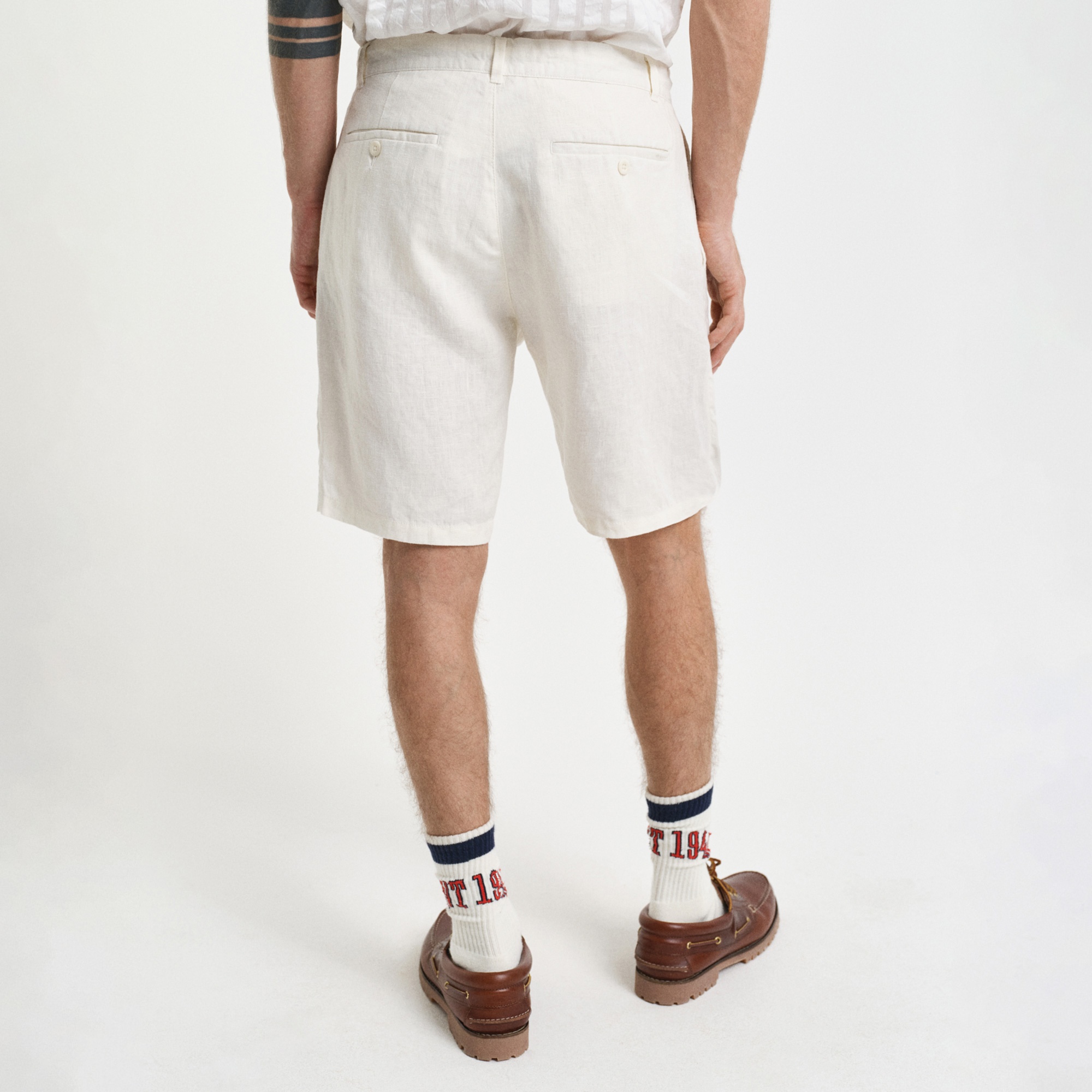 GANT Erkek Krem Relaxed Fit Şort