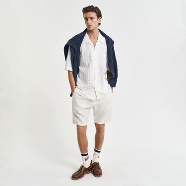  GANT Erkek Krem Relaxed Fit Şort