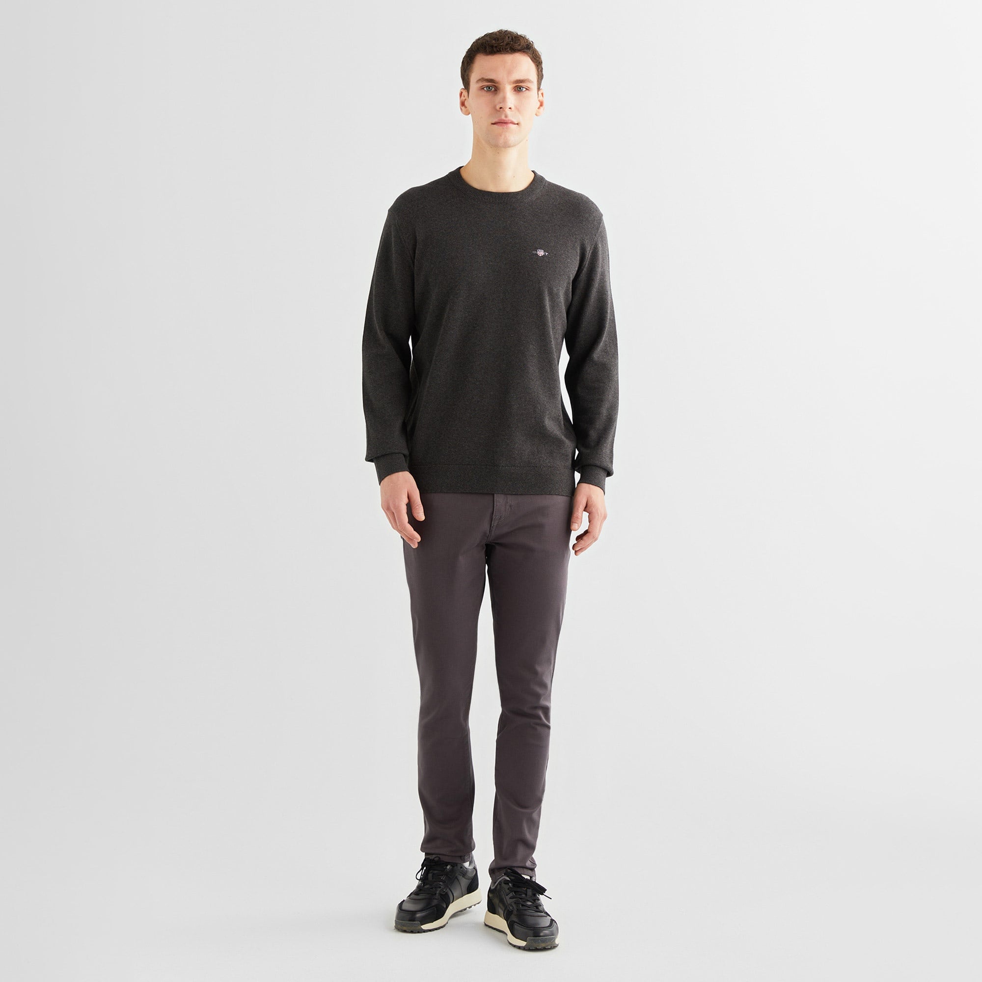 GANT Erkek Gri Slim Fit Pantolon