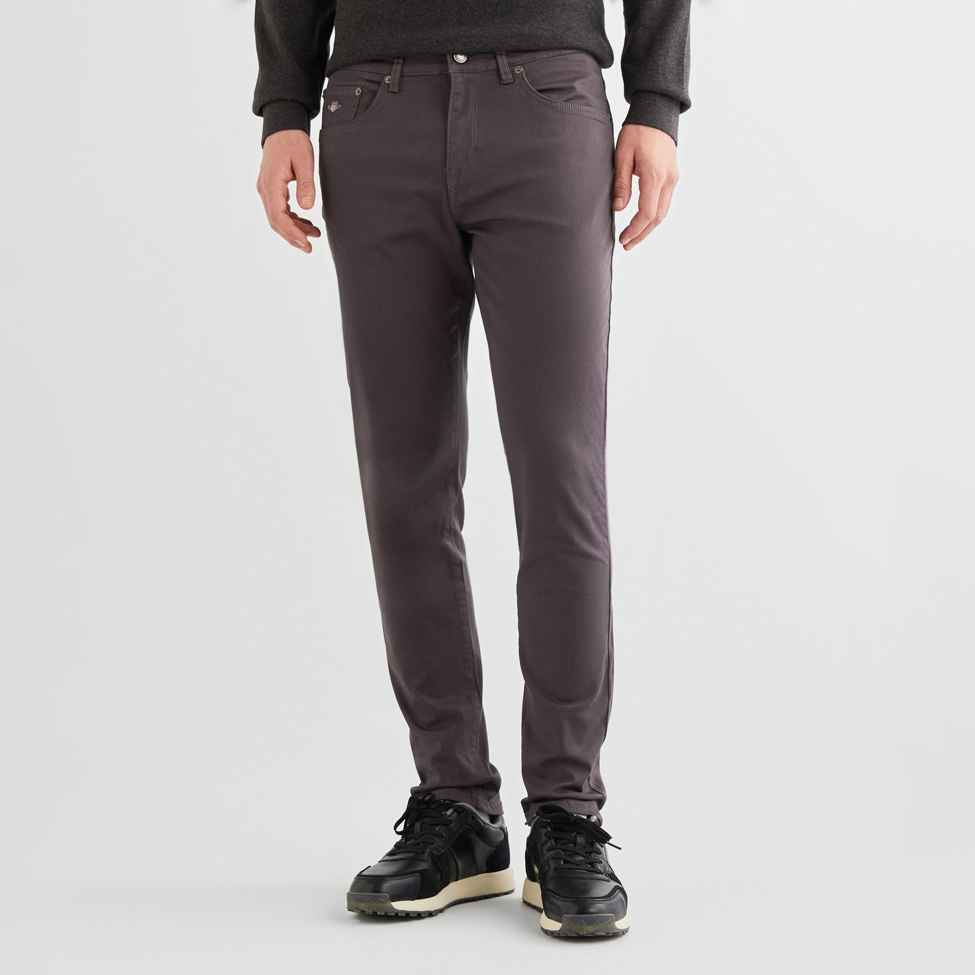 GANT Erkek Gri Slim Fit Pantolon