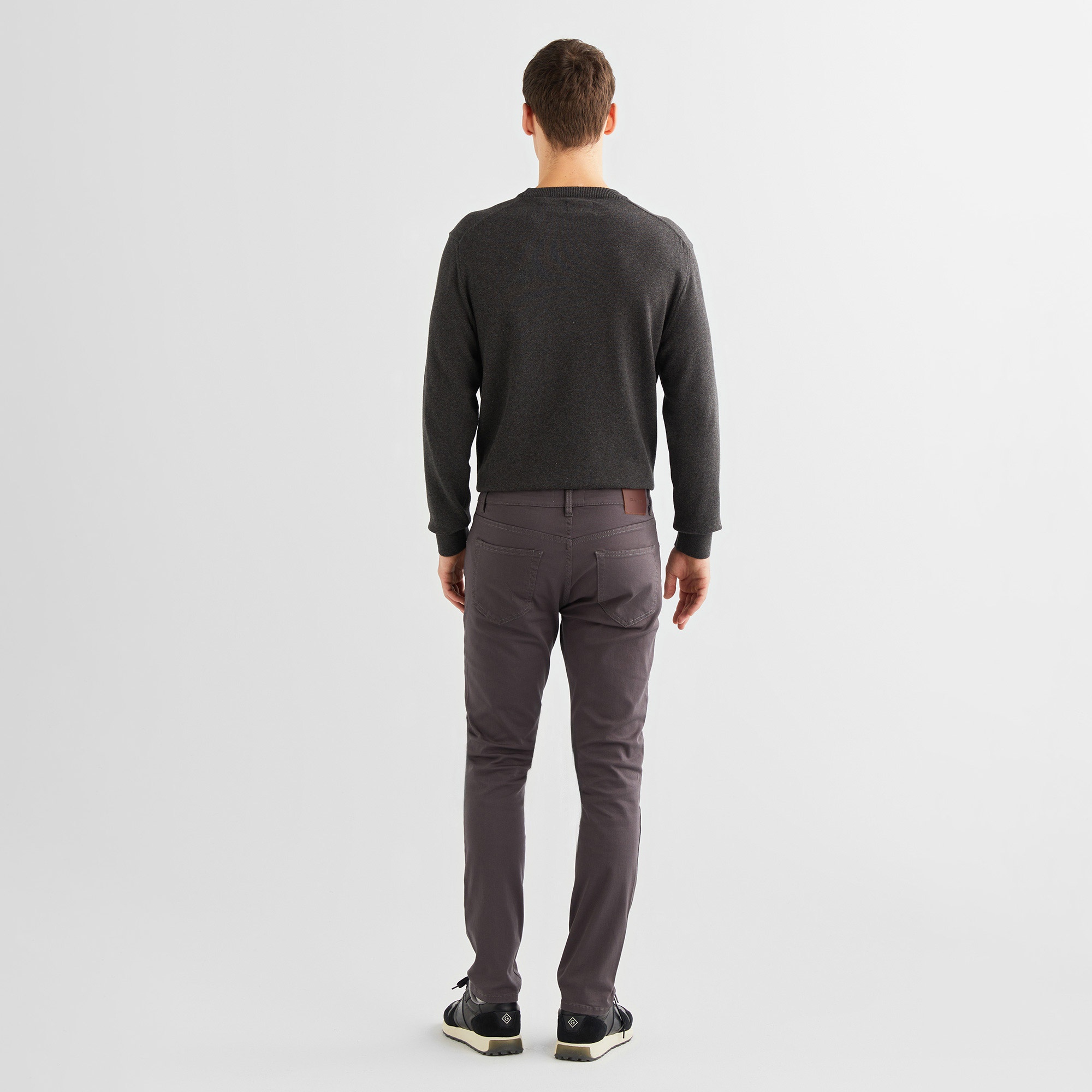 GANT Erkek Gri Slim Fit Pantolon