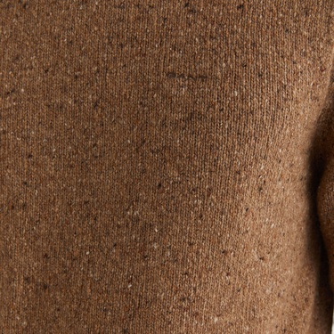  GANT Erkek Kahverengi Regular Fit Bisiklet Yaka Kazak