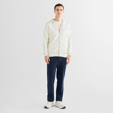  GANT Erkek Krem Regular Fit Kapüşonlu Logolu Sweatshirt