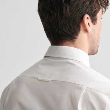  GANT Erkek Beyaz Slim Fit Gömlek