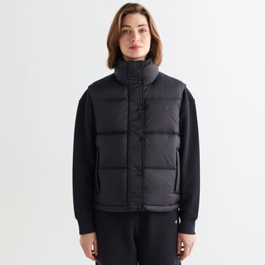  GANT Kadın Siyah Relaxed Fit Fermuarlı Logolu Yelek