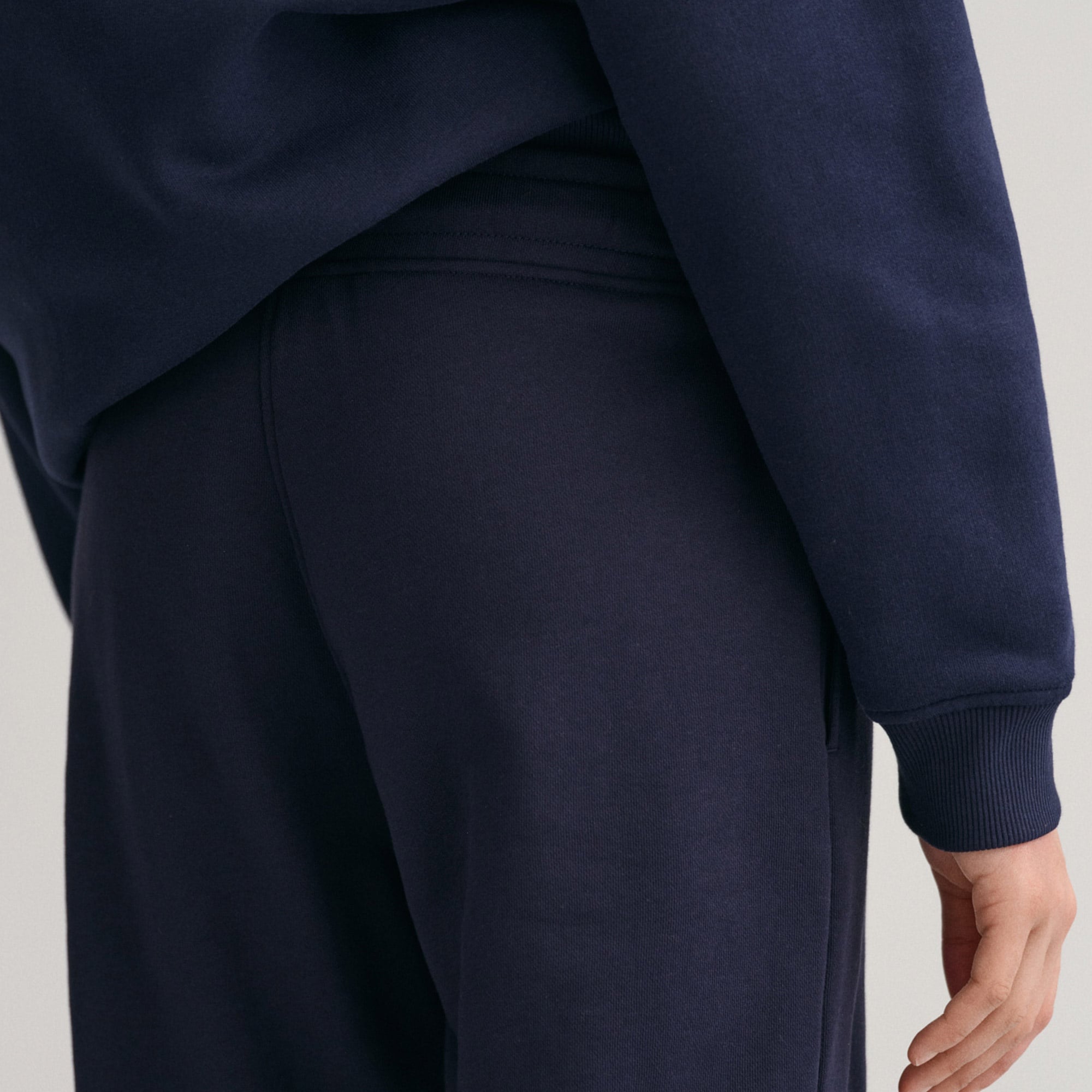 GANT Kadın Lacivert Relaxed Fit Logolu Eşofman Altı