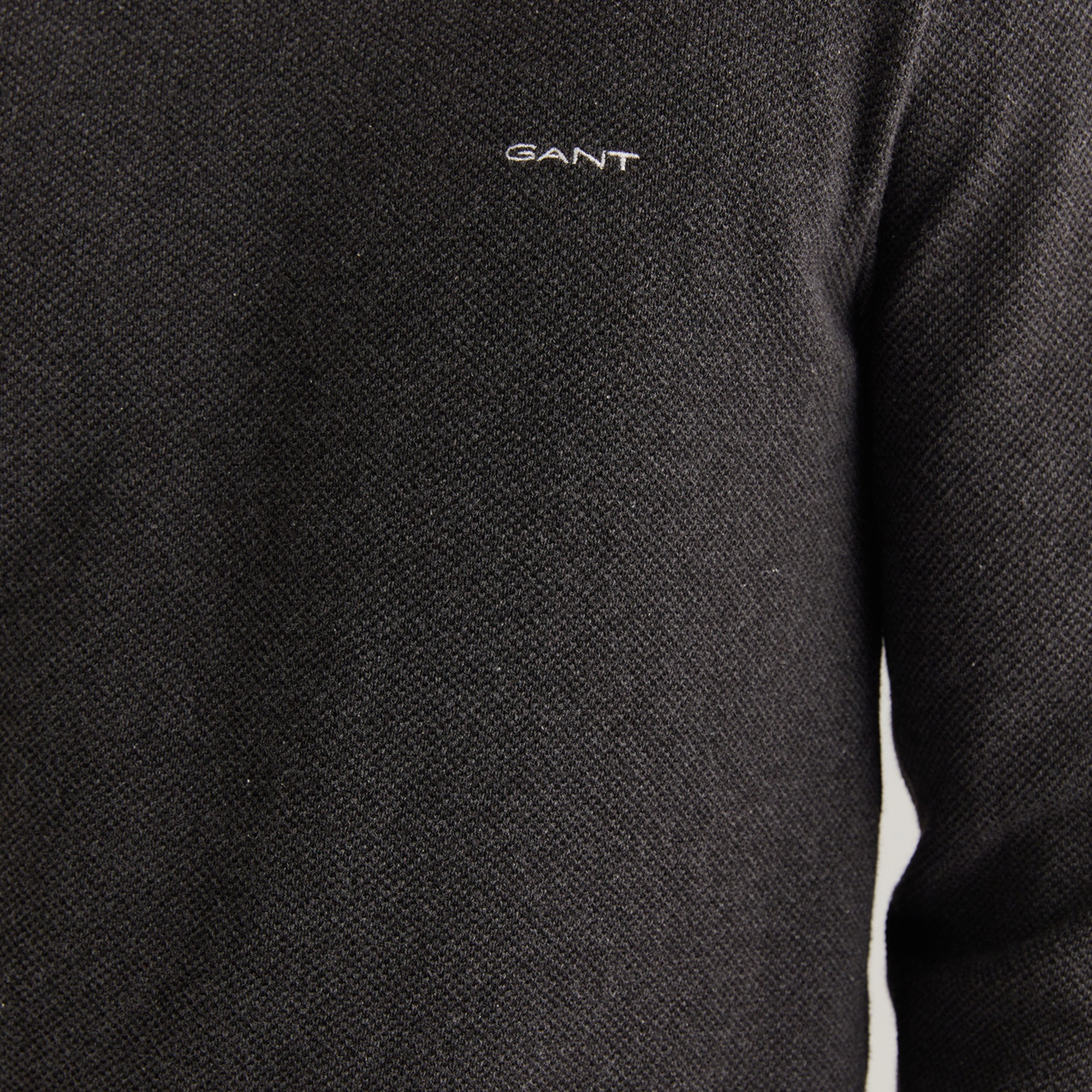 GANT Erkek Gri Regular Fit Bisiklet Yaka Kazak