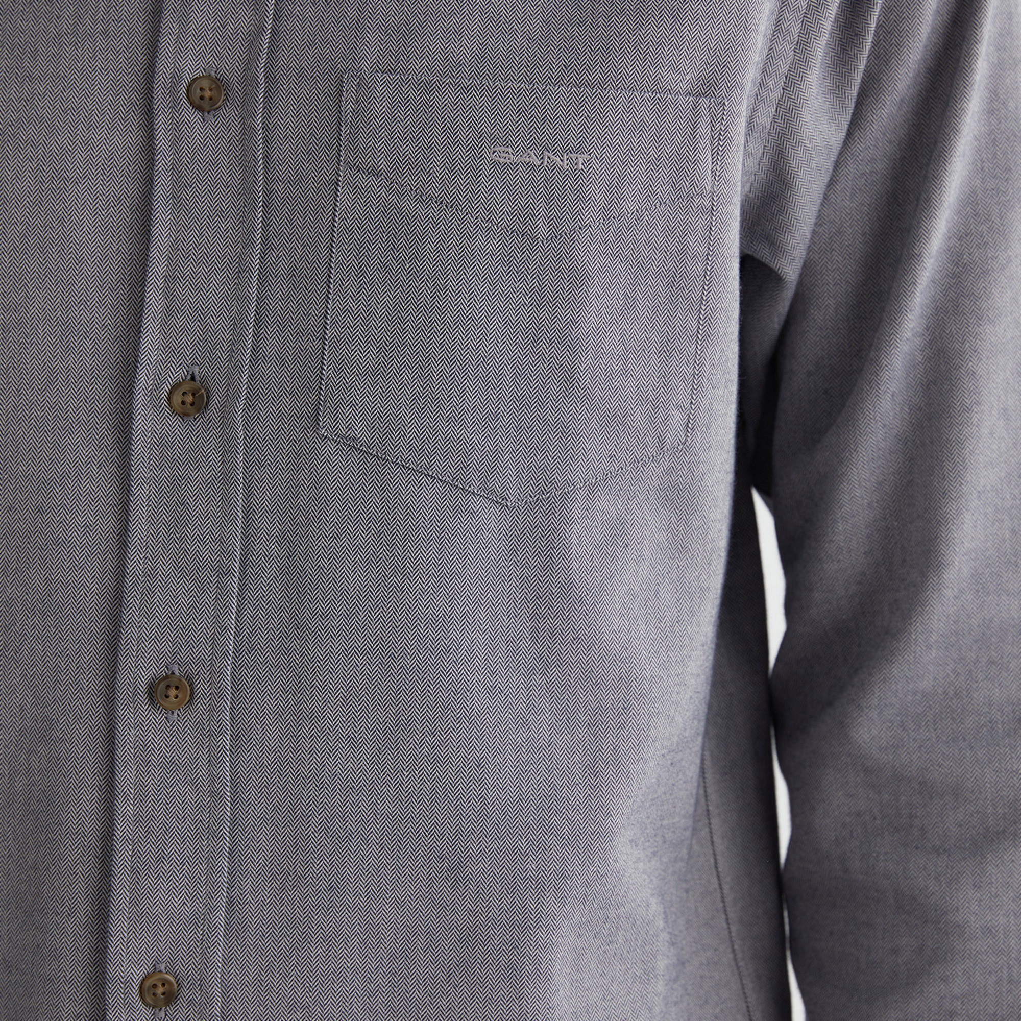 GANT Erkek Lacivert Regular Fit Düğmeli Yaka Gömlek