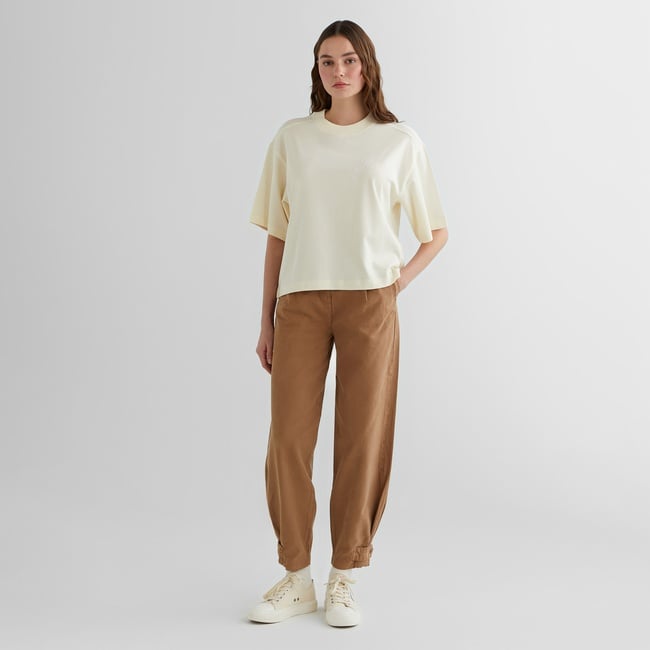  GANT Kadın Bej Tapered Fit Pantolon