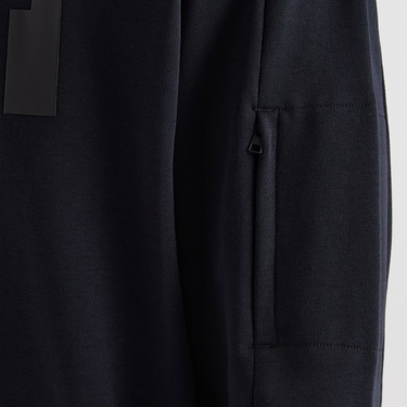  GANT Erkek Siyah Relaxed Fit Bisiklet Yaka Logolu Sweatshirt