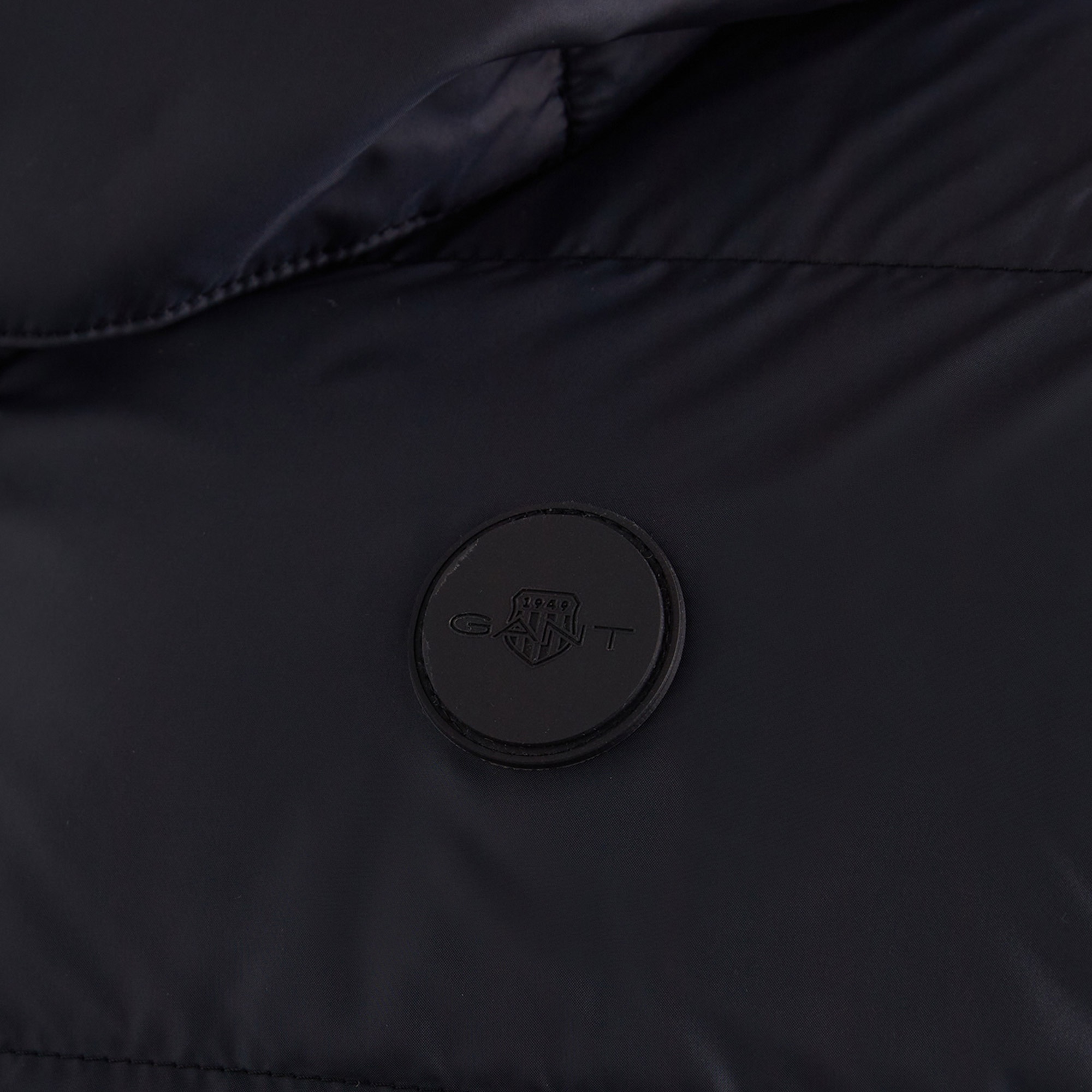 GANT Erkek Siyah Regular Fit Kapüşonlu Yelek