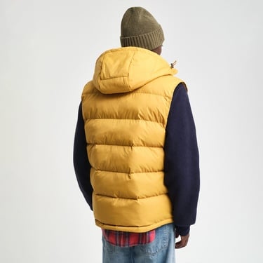  GANT Erkek Sarı Regular Fit Kapüşonlu Yelek