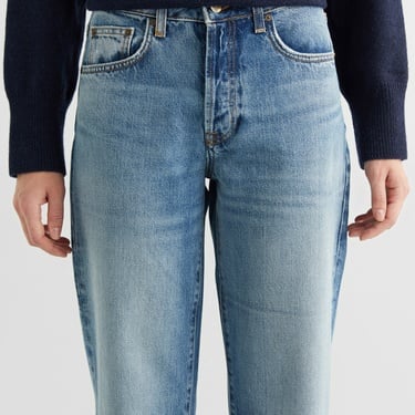  GANT Kadın Mavi Straight Fit Jean Pantolon