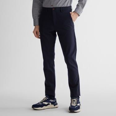  GANT Erkek Lacivert Regular Fit Ekose Pantolon