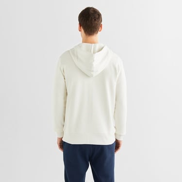  GANT Erkek Krem Regular Fit Kapüşonlu Logolu Sweatshirt