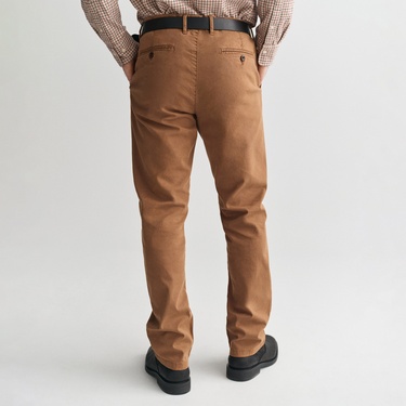  GANT Erkek Kahverengi Slim Fit Pantolon