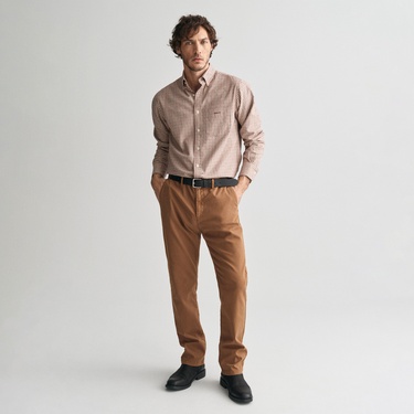  GANT Erkek Kahverengi Slim Fit Pantolon
