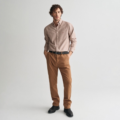  GANT Erkek Kahverengi Slim Fit Pantolon