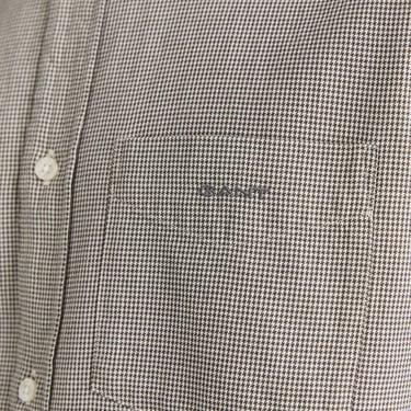  GANT Erkek Gri Regular Fit Düğmeli Yaka Kareli Gömlek