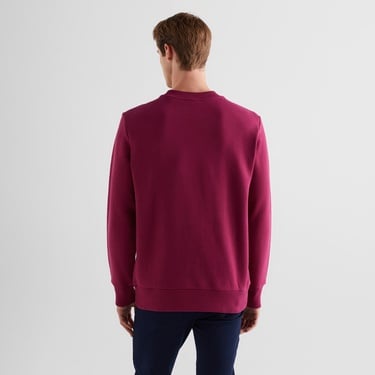  GANT Erkek Bordo Regular Fit Bisiklet Yaka Logolu Sweatshirt