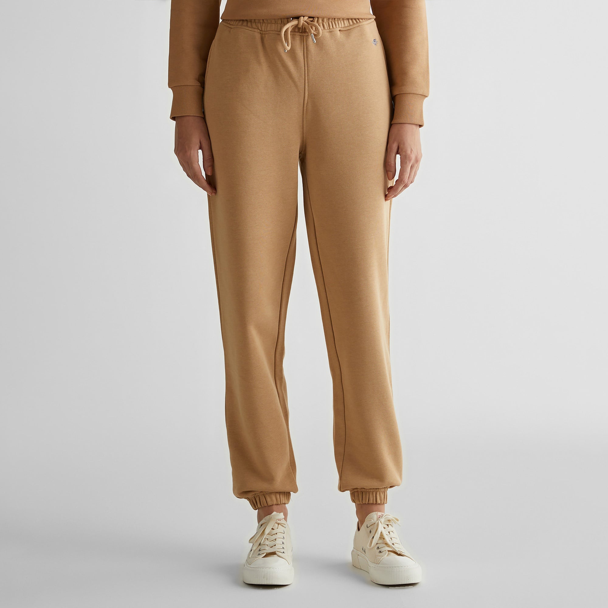 GANT Kadın Bej Relaxed Fit Eşofman Altı