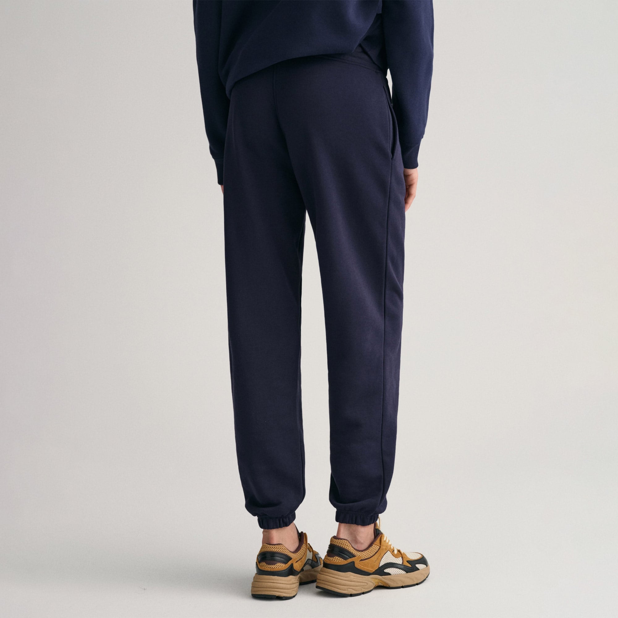 GANT Kadın Lacivert Relaxed Fit Logolu Eşofman Altı