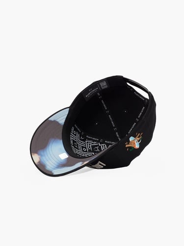  RustandRich Kadın Erkek Siyah Baseball Şapka-Curved Visor-City's Collection-Los Angeles